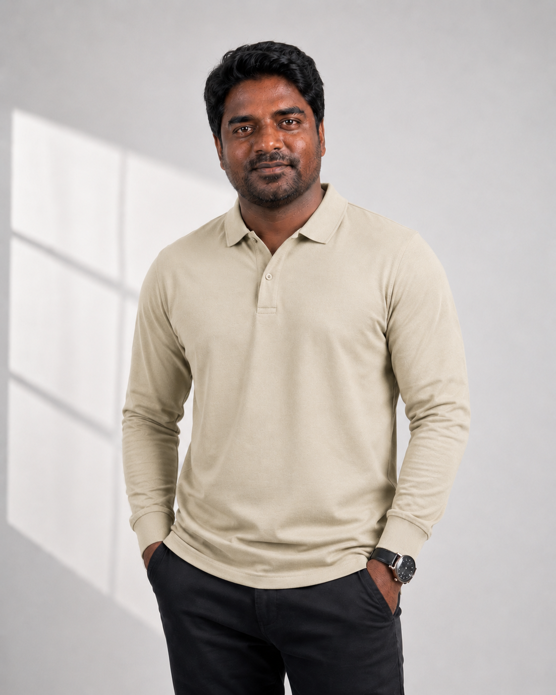 Long Sleeve Polo